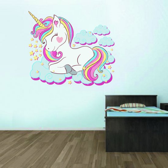 Παιδικό Αυτοκόλλητο Τοίχου - Μονόκερος 01 Παιδικό Αυτοκόλλητο Τοίχου - Μονόκερος 01